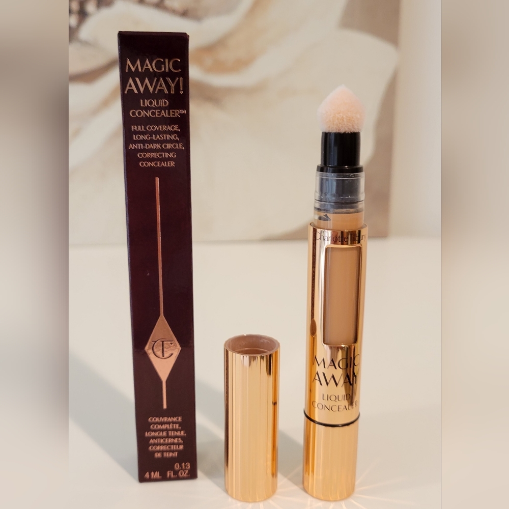 NEW - NEVER USED Charlotte Tilbury Magic Away Concealer- Shade 8 Medium - Picture 4 of 7